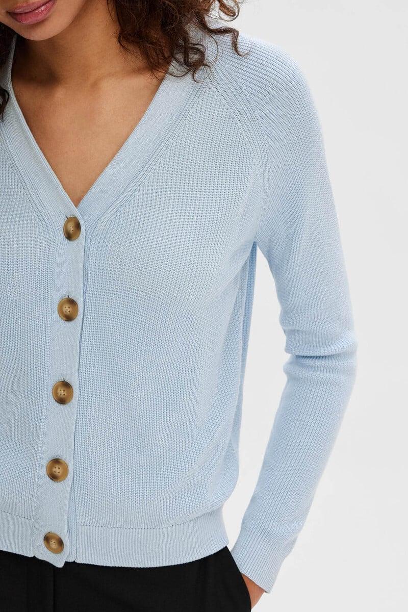 pedro del hierro Cardigan con cuello de pico confeccionado con Lenzing Ecovero y algodón Libre de impuestos