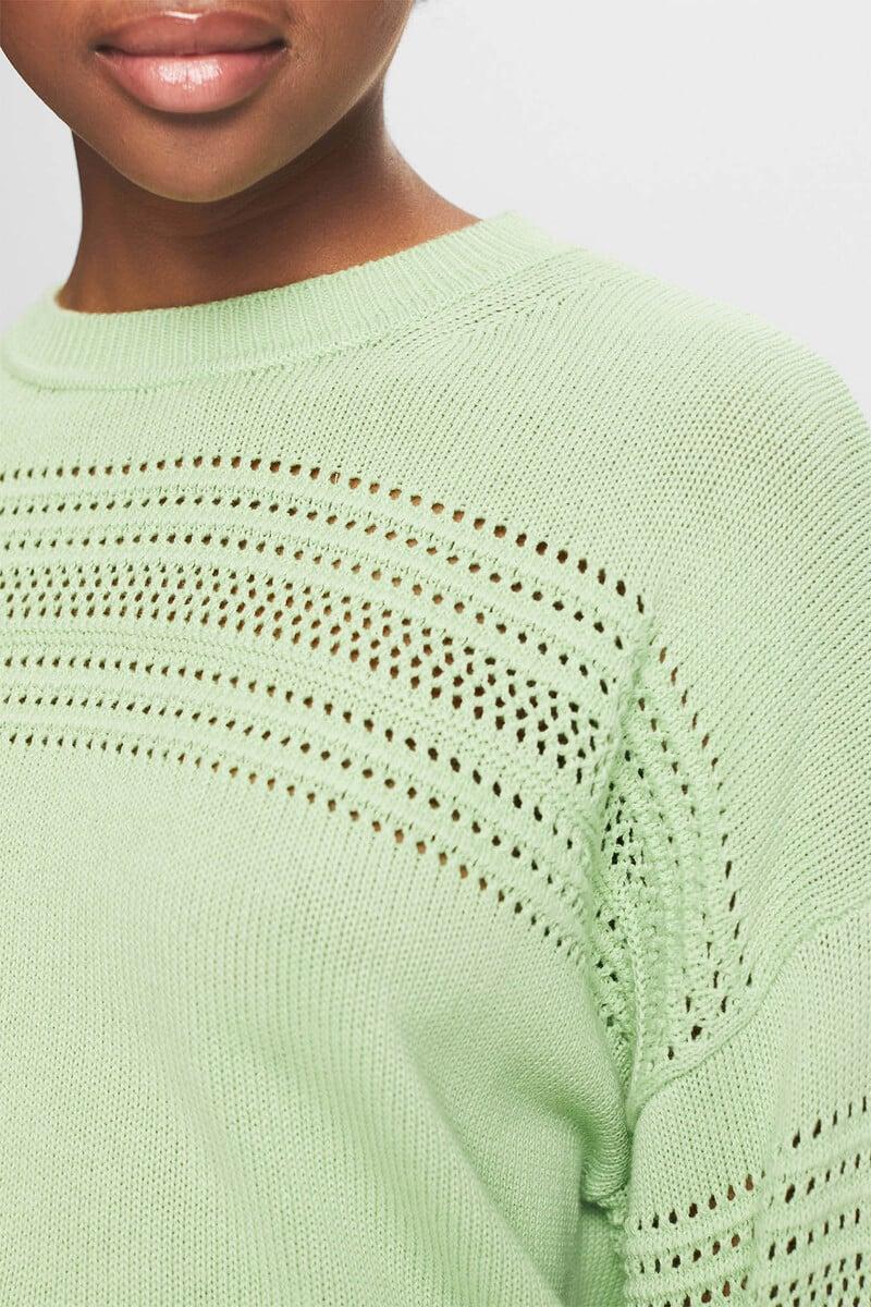 pedro del hierro Jersey relaxed fit calados algodón Rebajas de fin de temporada