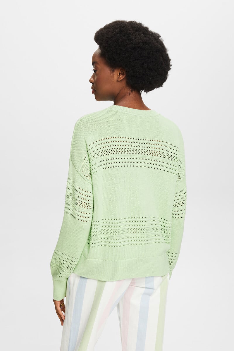 pedro del hierro Jersey relaxed fit calados algodón Rebajas de fin de temporada