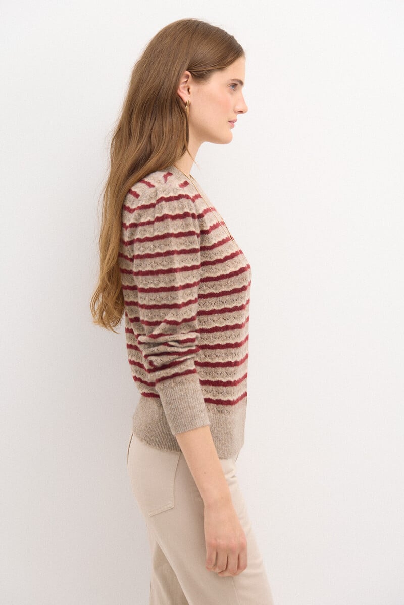 pedro del hierro Telma. Jersey rayas calado Precio ultrabajo