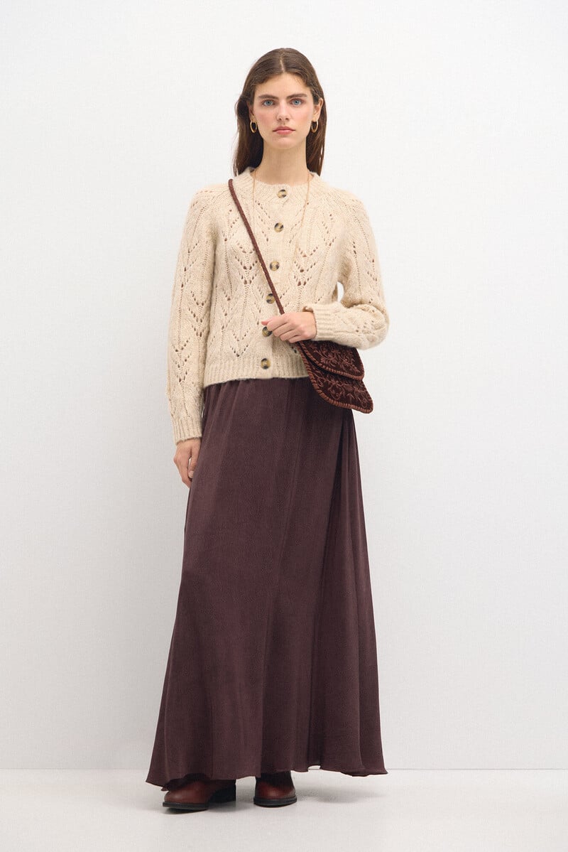 pedro del hierro Tricia. Chaqueta de punto calado En línea