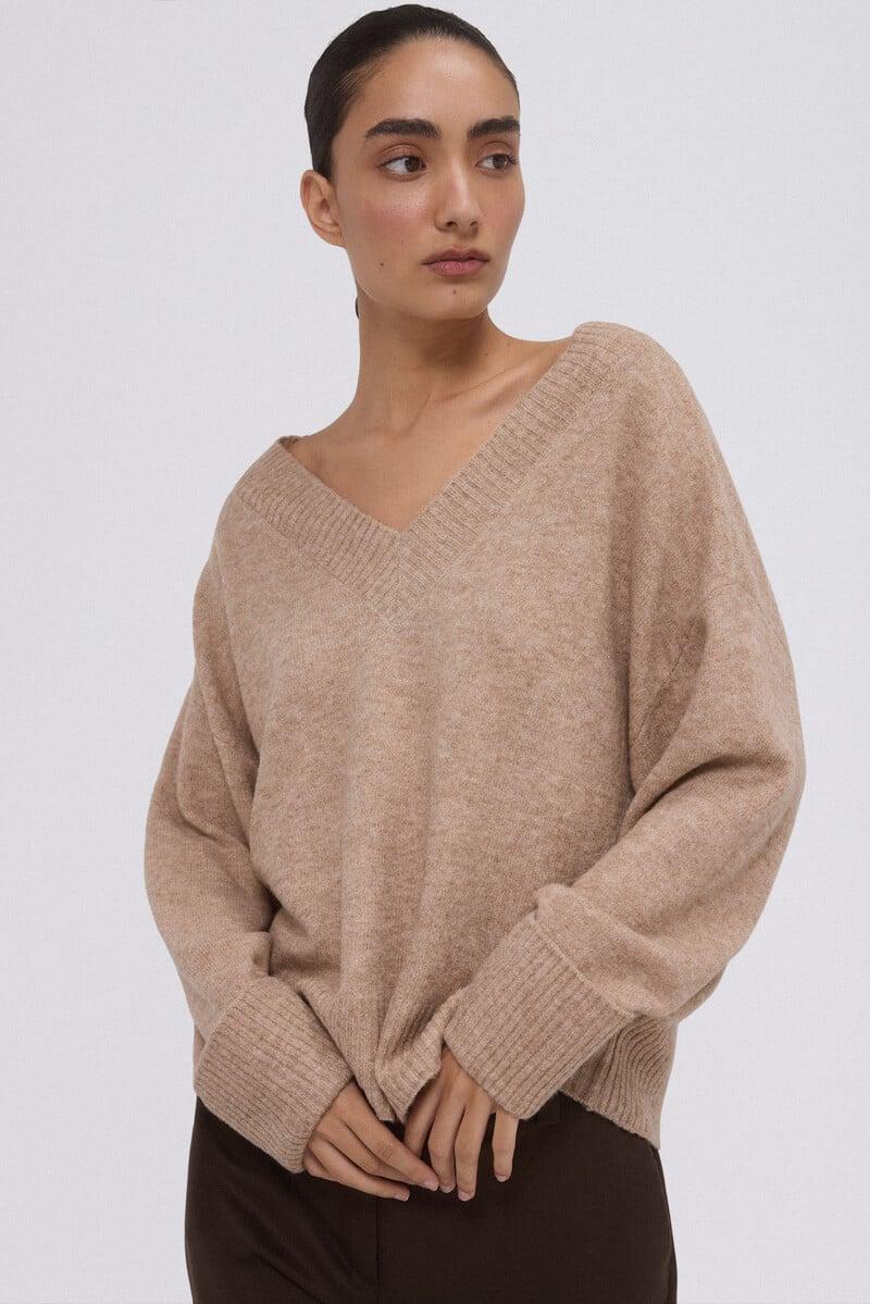 pedro del hierro Jersey cuello pico Outlet online