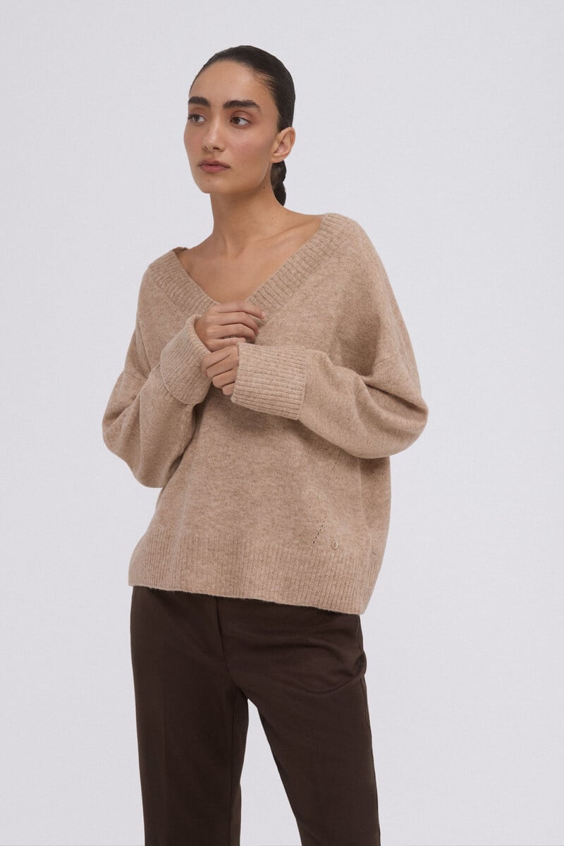 pedro del hierro Jersey cuello pico Outlet online