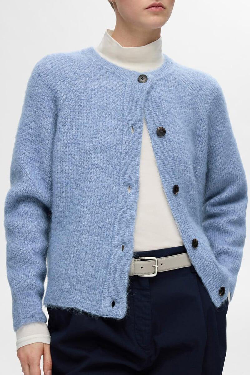pedro del hierro Cárdigan corto confeccionado con lana y alpaca Gran oferta