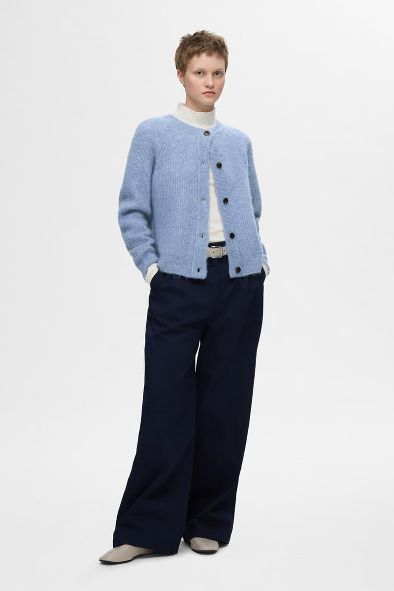 pedro del hierro Cárdigan corto confeccionado con lana y alpaca Gran oferta