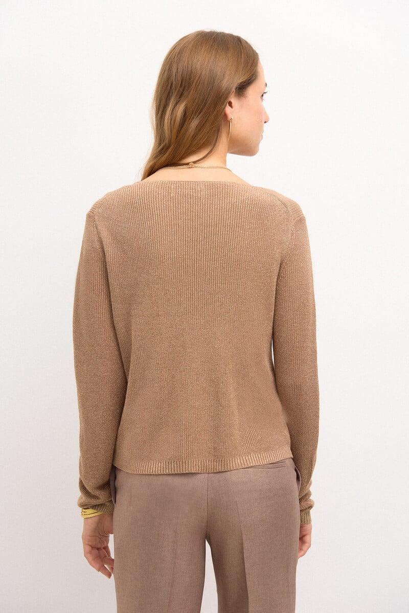 pedro del hierro Taciana. Chaqueta de punto perlado Rebajas baratas