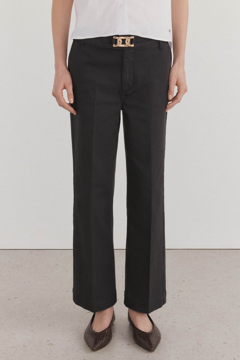 pedro del hierro Jeans straight cropped Ventas relámpago