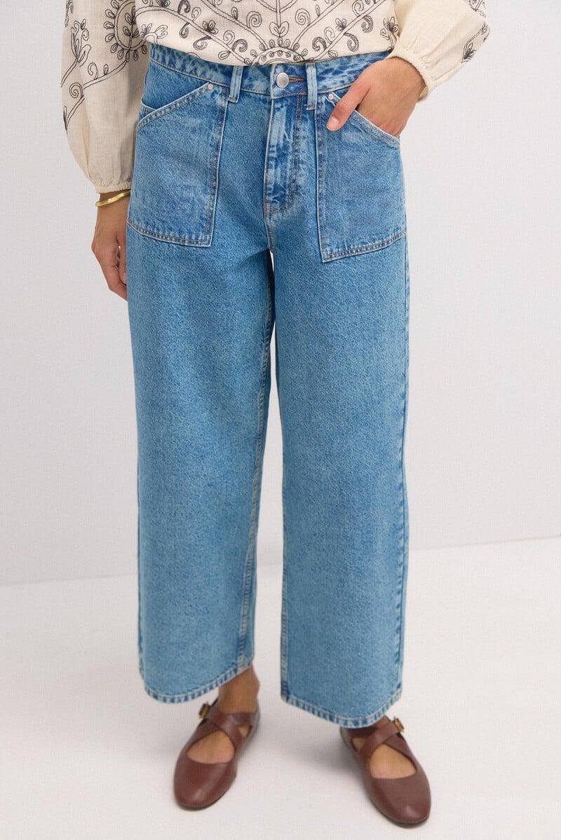 pedro del hierro Olimpia. Jeans rectos con bolsillos Envío gratis