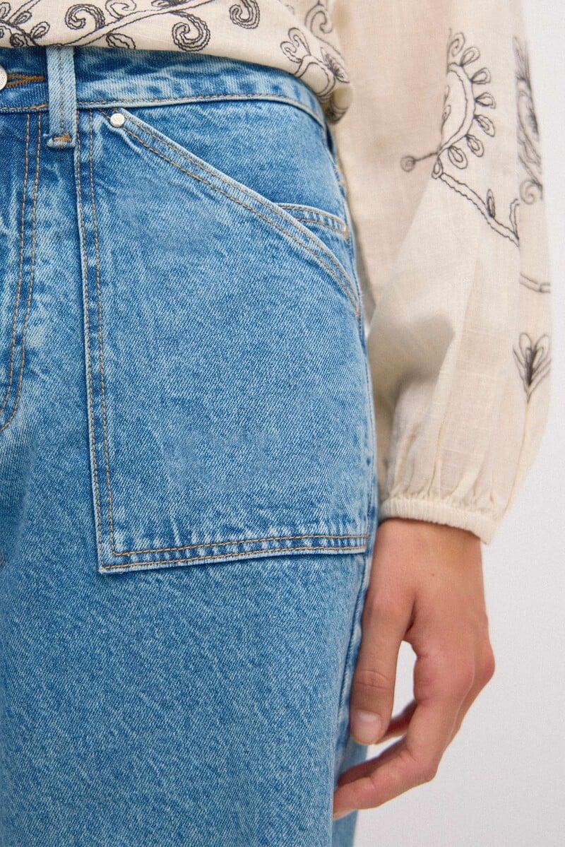 pedro del hierro Olimpia. Jeans rectos con bolsillos Envío gratis