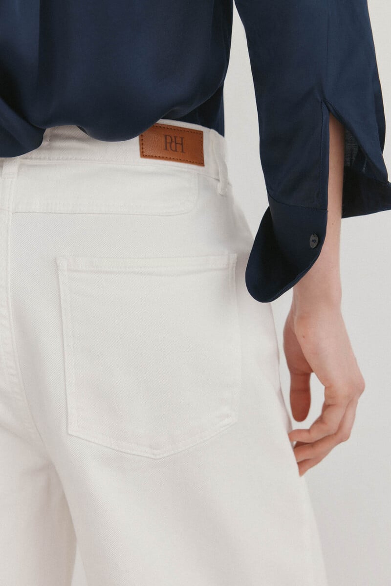 pedro del hierro Jeans wide leg flare Envío gratis