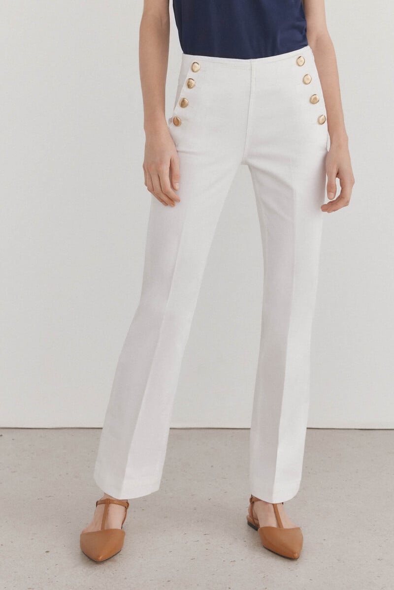 pedro del hierro Jeans flare full length Últimos 2 días