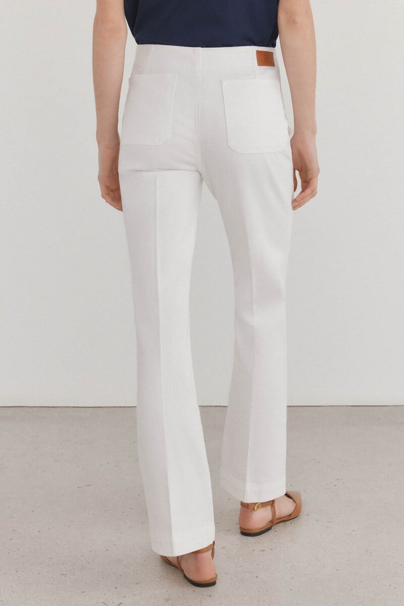 pedro del hierro Jeans flare full length Últimos 2 días