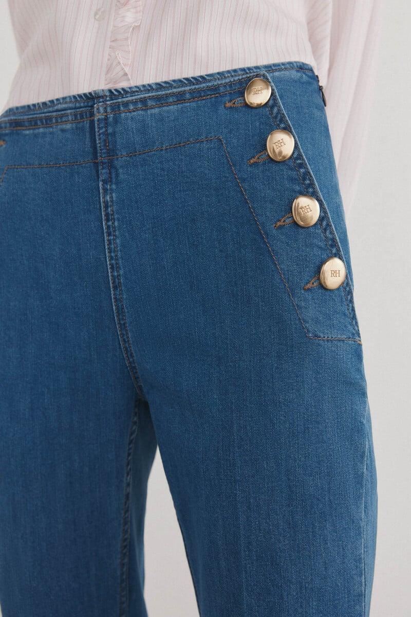 pedro del hierro Jeans flare full length Último día