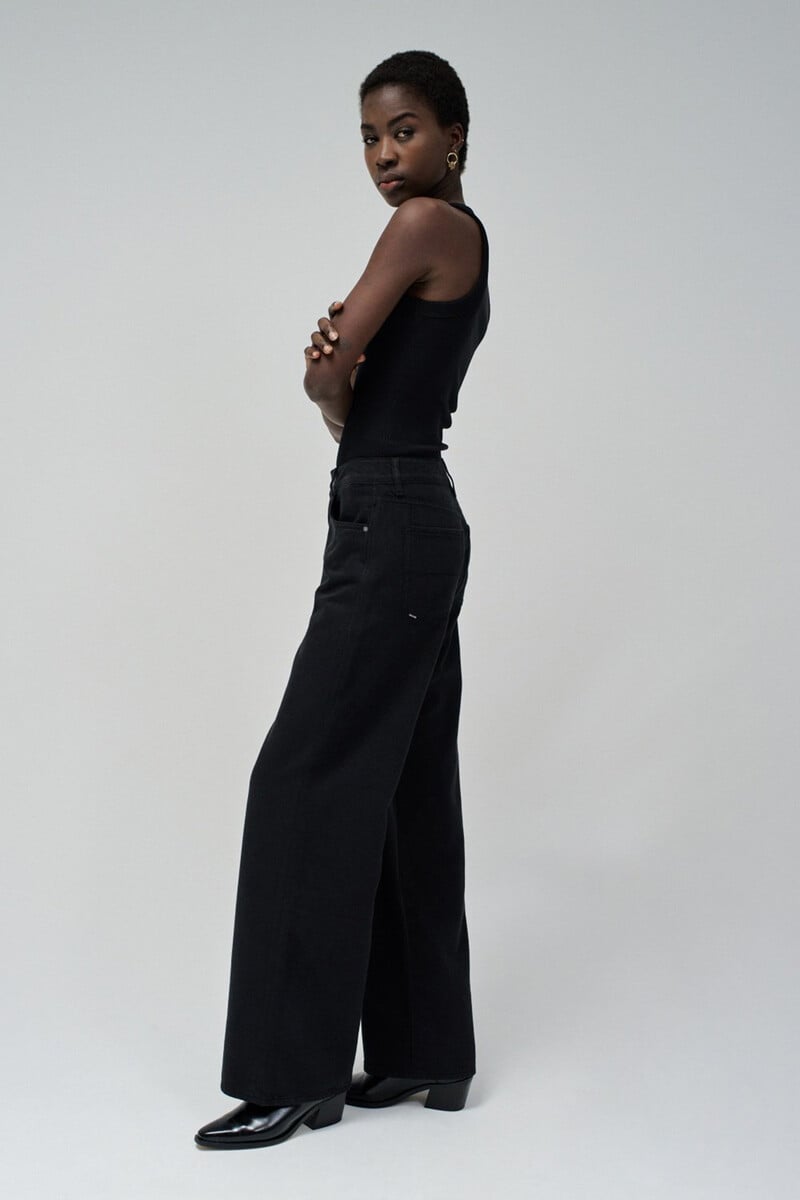pedro del hierro Jeans wide leg Precio ultrabajo