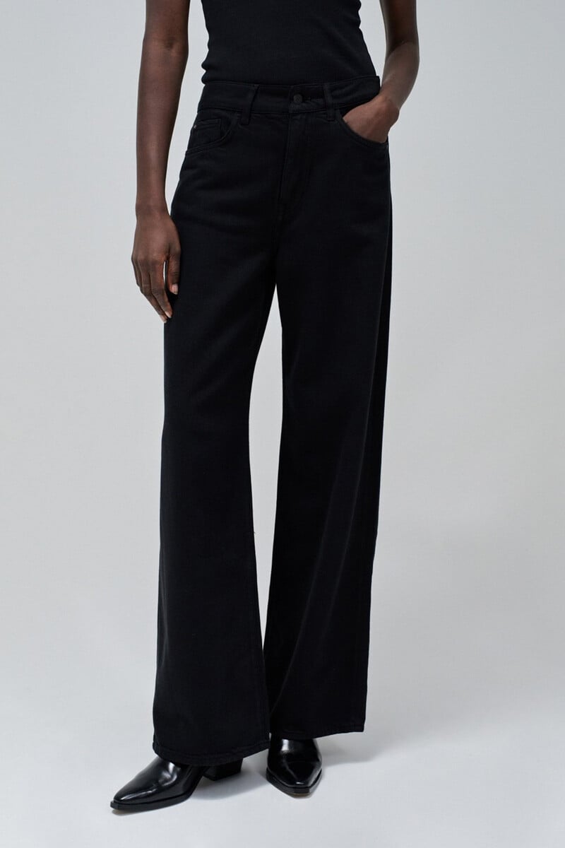 pedro del hierro Jeans wide leg Precio ultrabajo