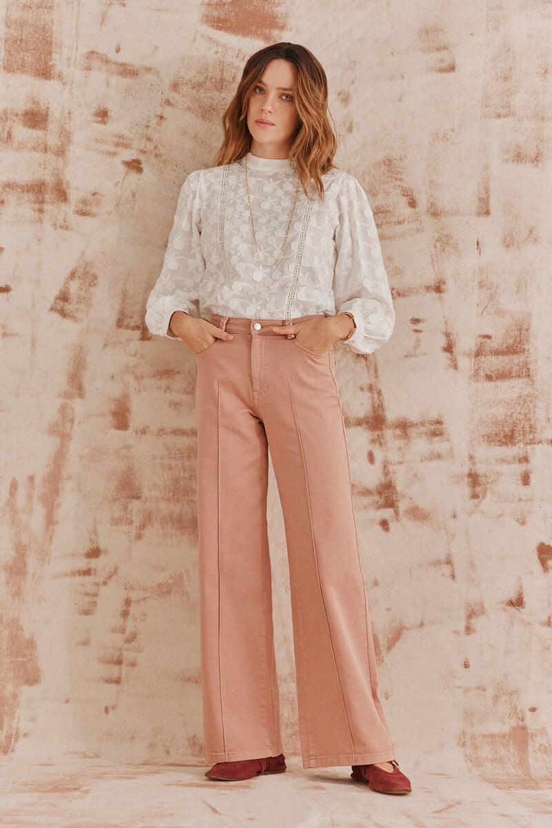 pedro del hierro Pam. Jeans wide leg Devoluciones gratuitas