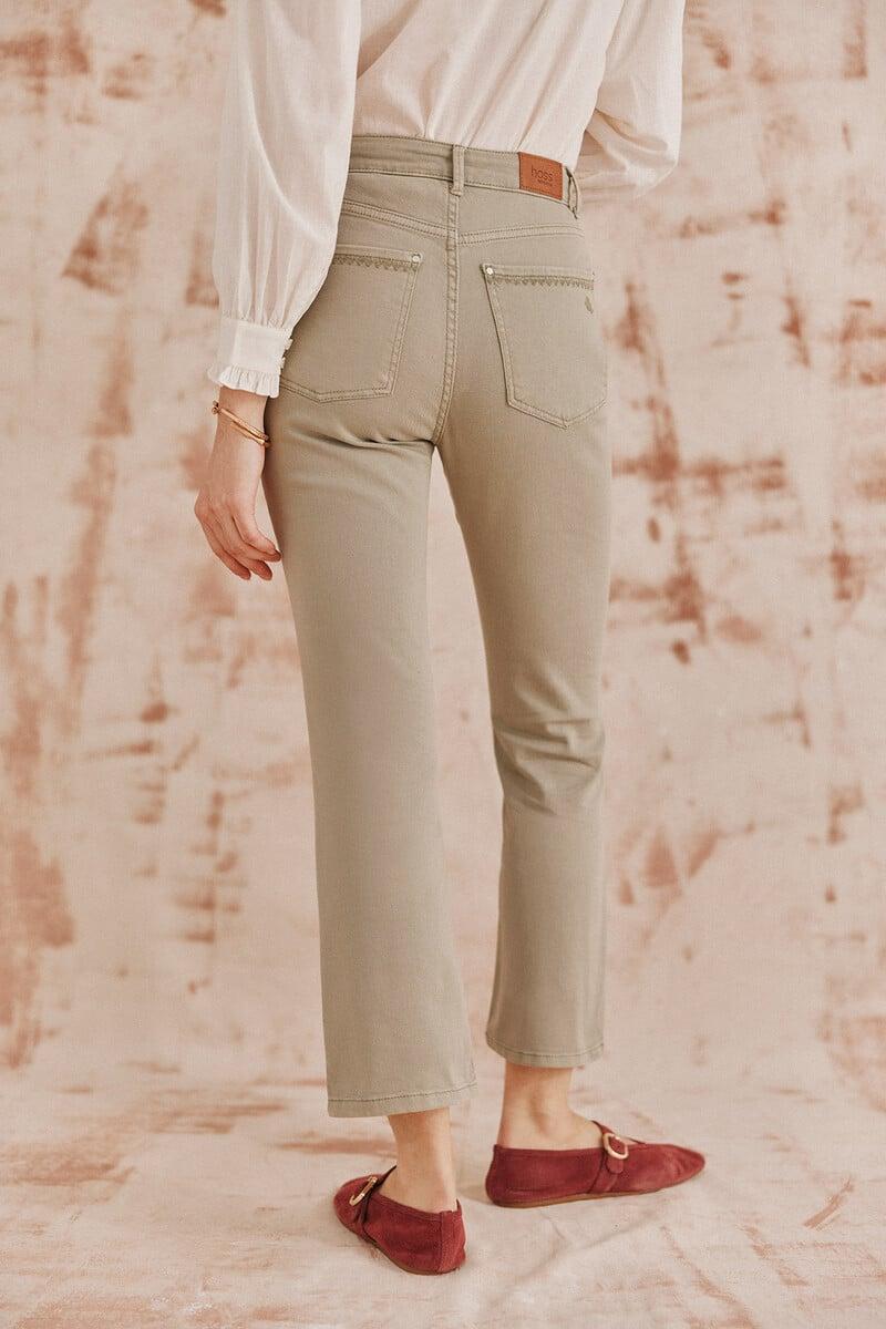 pedro del hierro Piedad. Jeans bordados 2025
