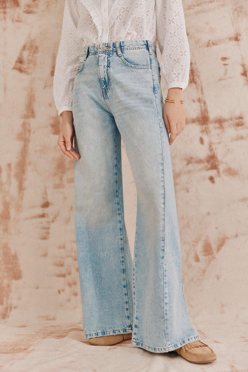 pedro del hierro Palmira. Jeans anchos En línea