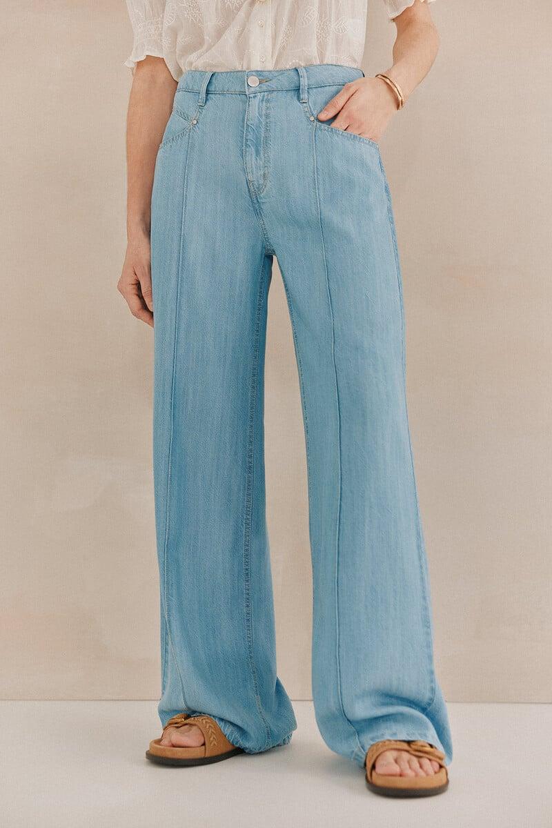 pedro del hierro Bruna. Pantalón fluído Rebajas