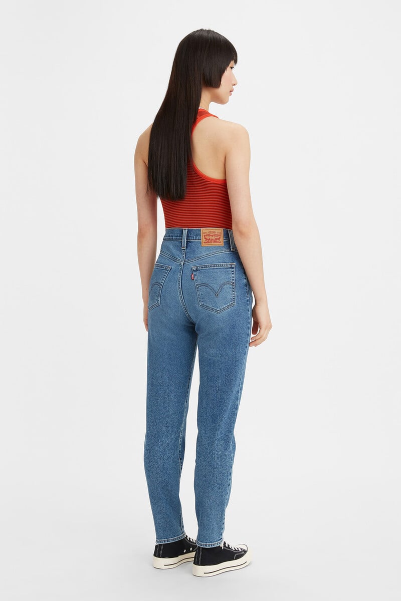 pedro del hierro Jeans Mom Tiro Alto Rebajas baratas