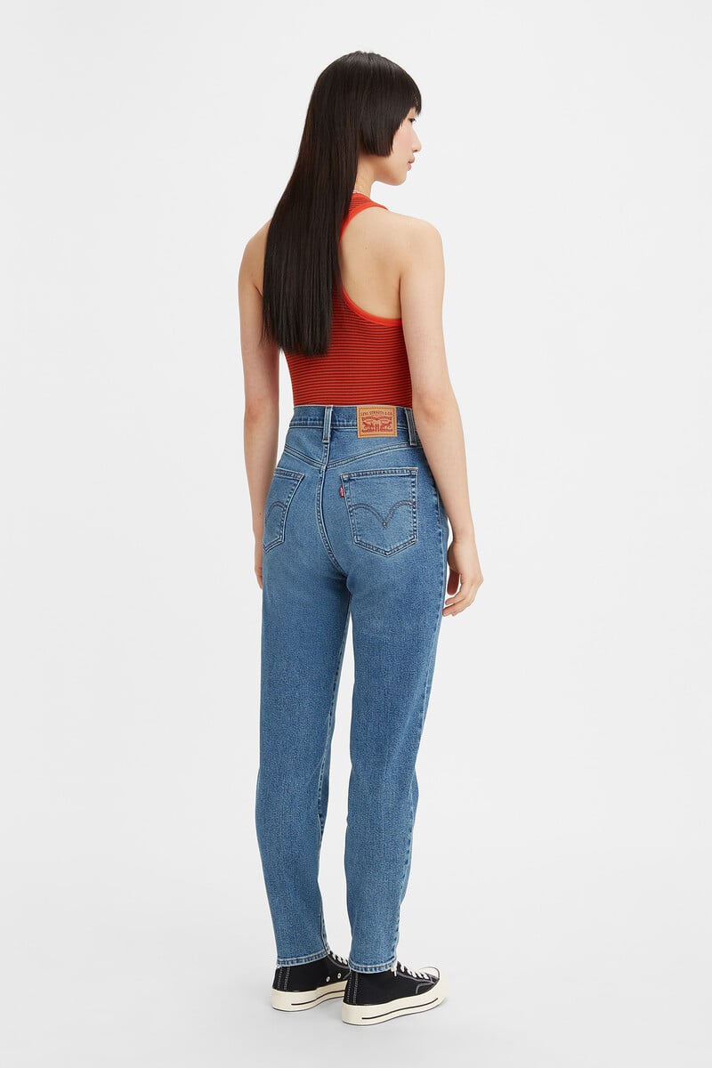 pedro del hierro Jeans Mom Tiro Alto Tienda