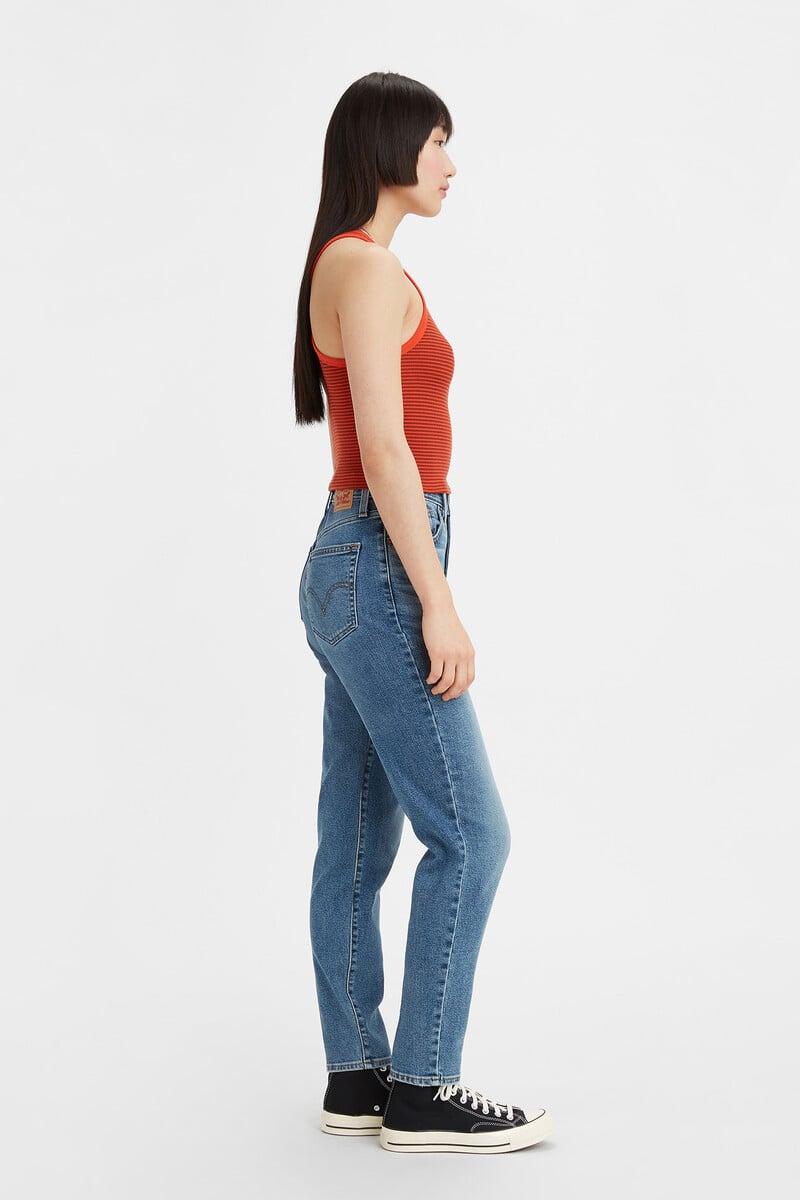 pedro del hierro Jeans Mom Tiro Alto Tienda