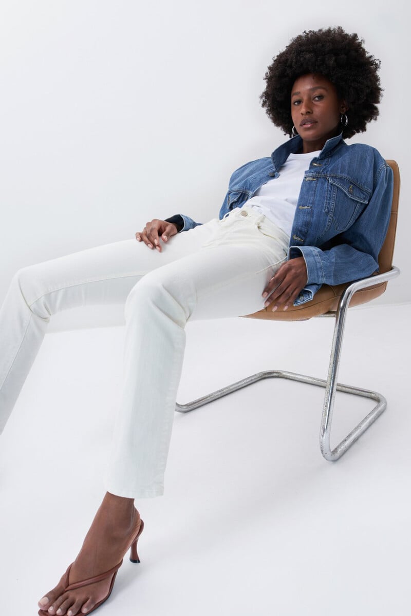 pedro del hierro Pantalon vaquero destiny push up slim de color crudo Liquidación