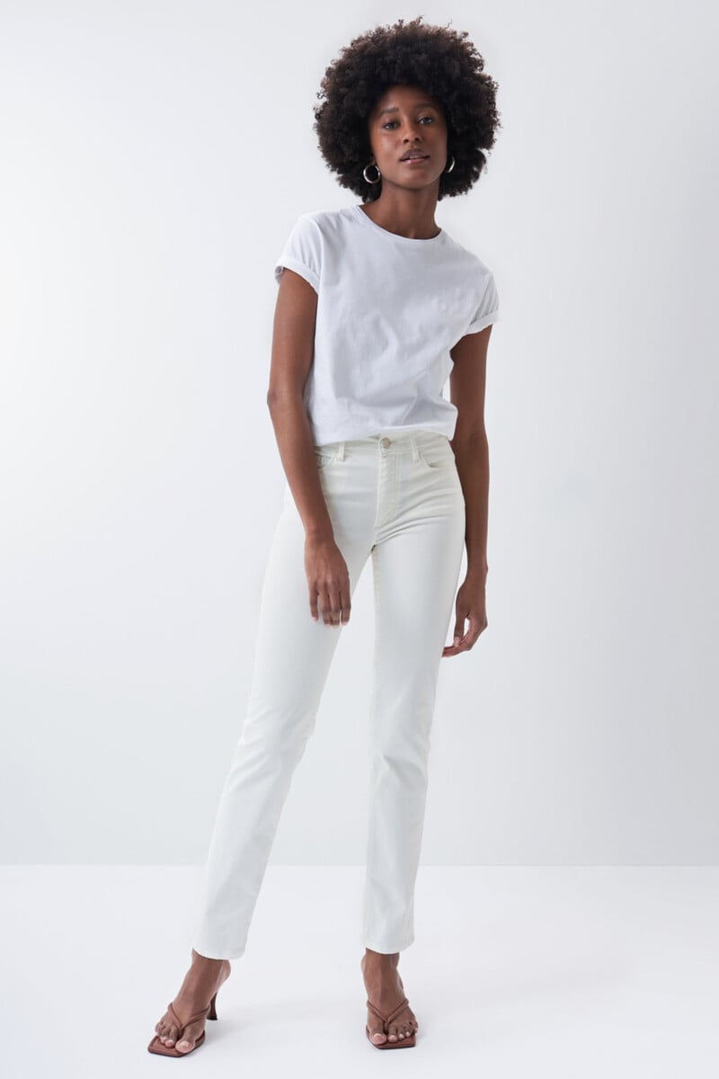 pedro del hierro Pantalon vaquero destiny push up slim de color crudo Liquidación