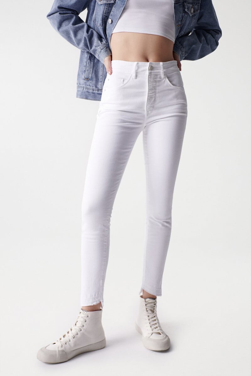 pedro del hierro Vaqueros faith push in cropped Mejor oferta