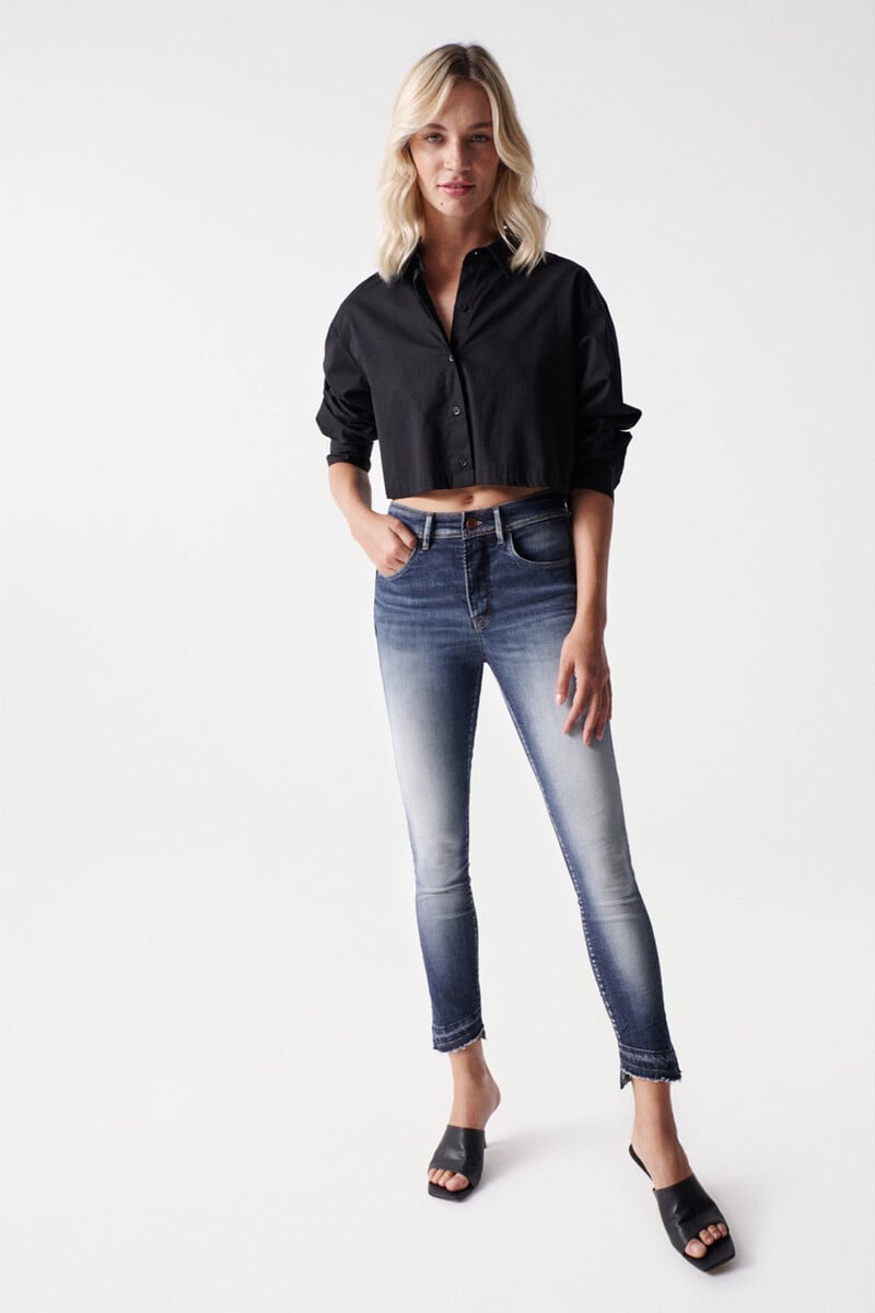 pedro del hierro Vaqueros faith push in cropped lavado premium Rebajas online