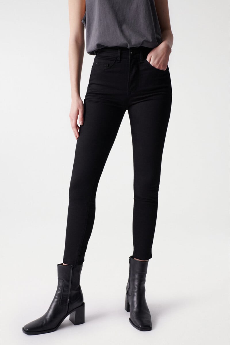 pedro del hierro Vaqueros faith push in cropped Rebajas top