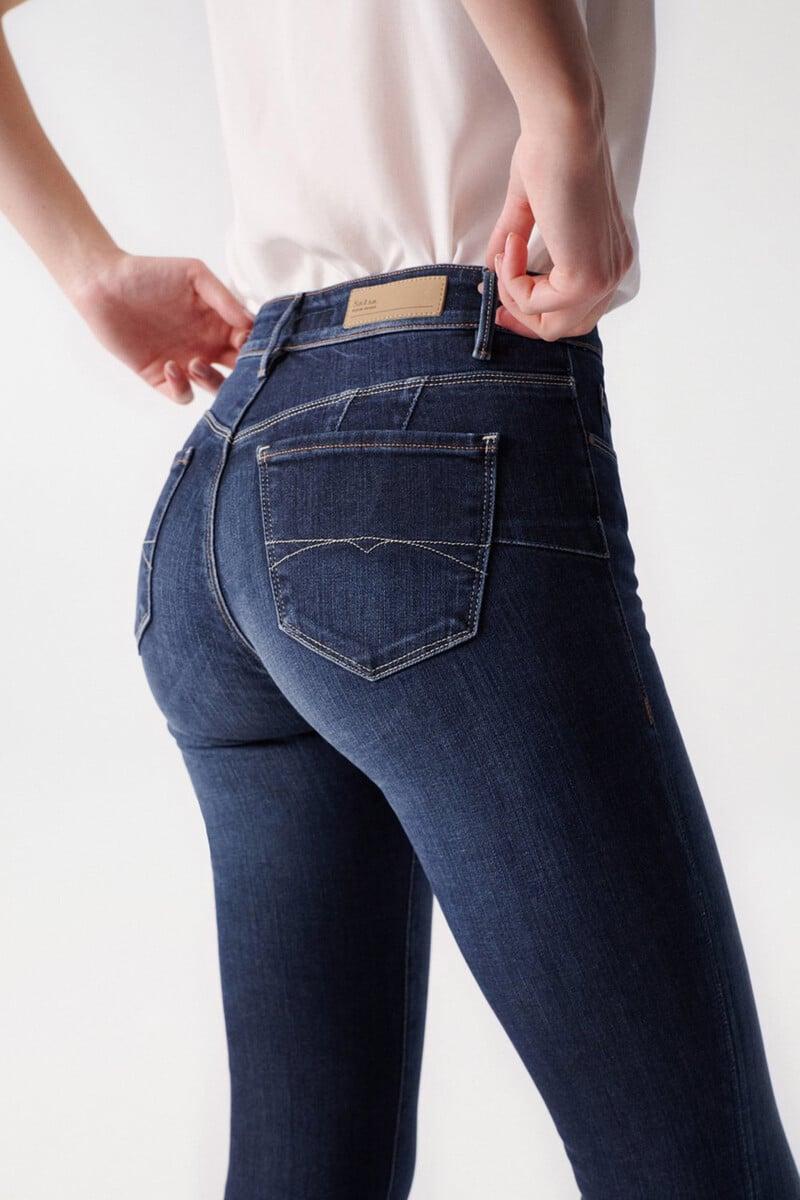 pedro del hierro Vaqueros destiny push up skinny con lavado oscuro Envío gratis