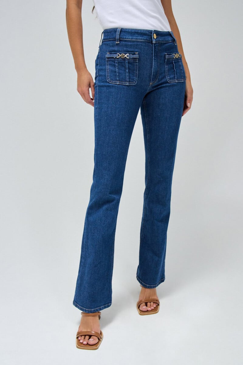 pedro del hierro Jeans Destiny push up campana En oferta