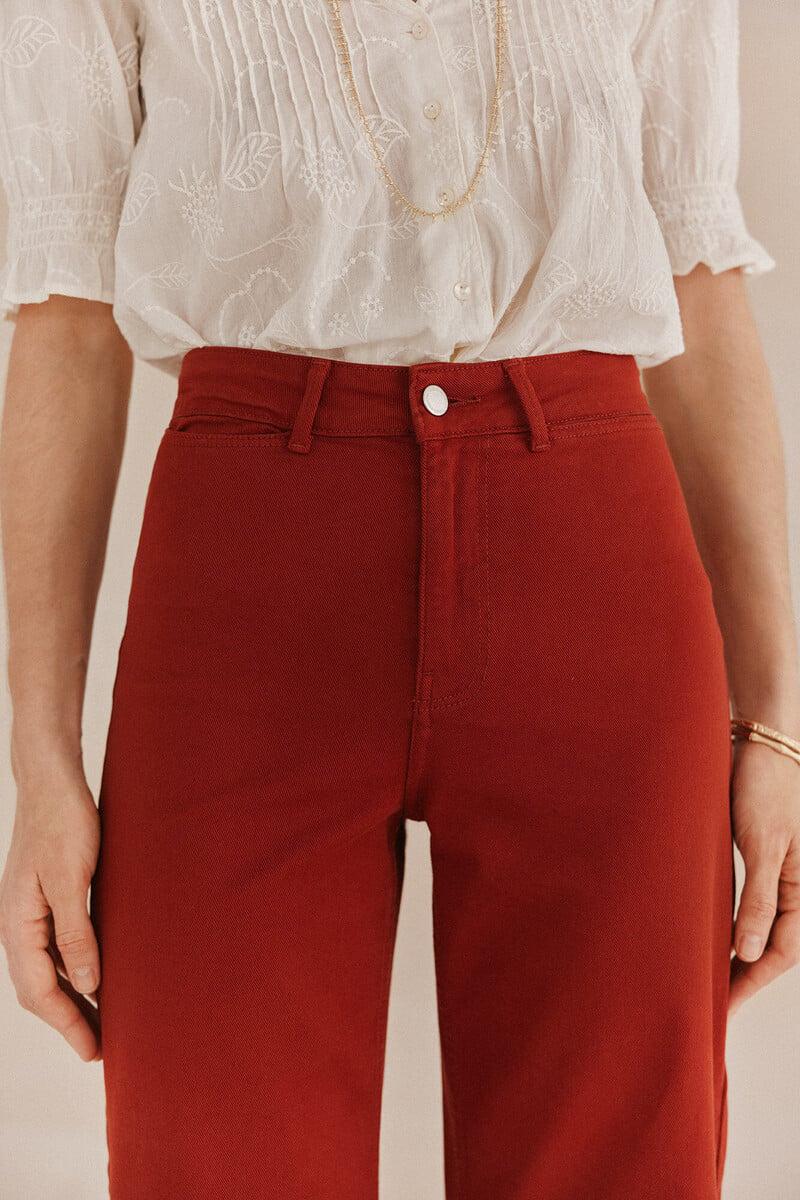 pedro del hierro Briana. Jeans wide leg Descuentos del mes