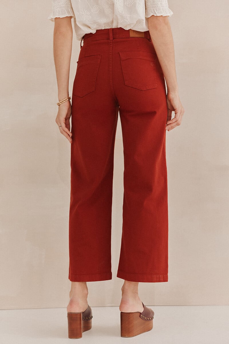pedro del hierro Briana. Jeans wide leg Descuentos del mes