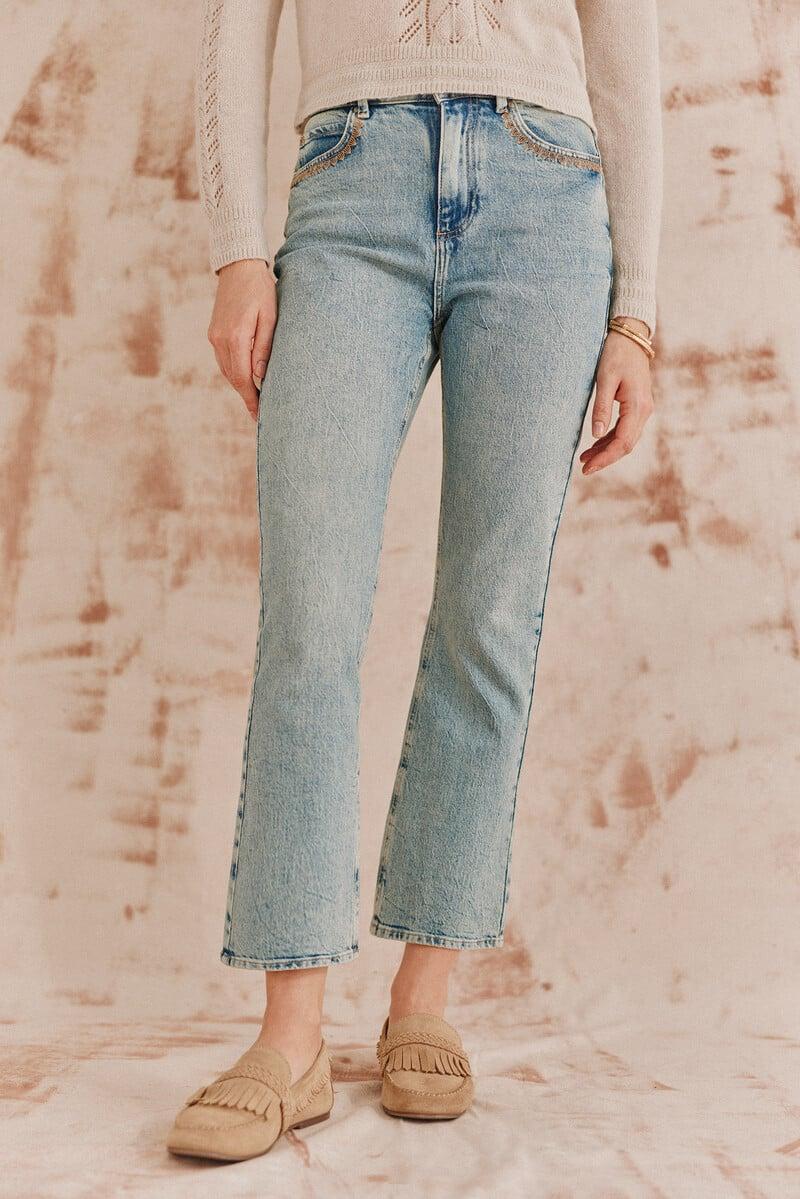 pedro del hierro Bianca. Jeans con corte de bota Descuento por venta flash