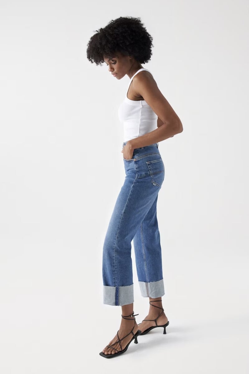 pedro del hierro Vaqueros faith push in straight