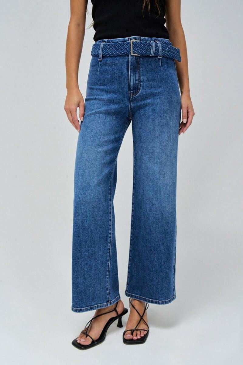 pedro del hierro Jeans True con cinturón anchos 2025