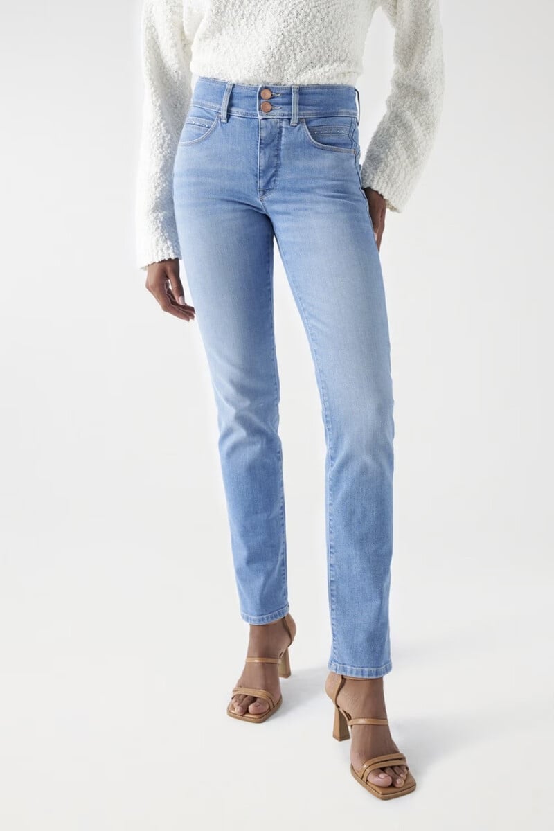 pedro del hierro Vaqueros secret push in slim con brillos En oferta