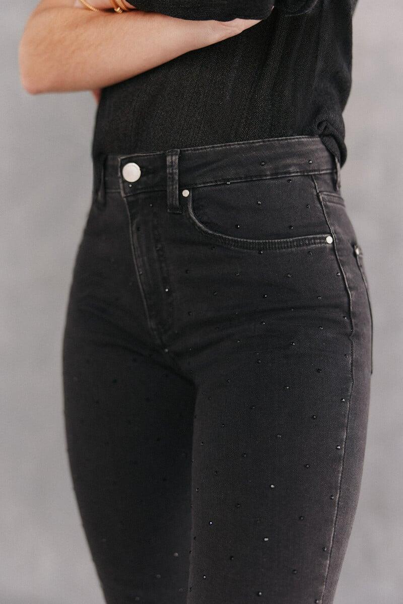 pedro del hierro Odila. Jeans skinny con brillos Envío gratis