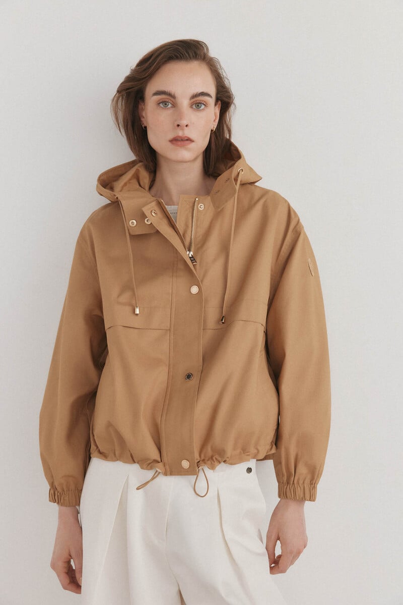 pedro del hierro Parka corta capucha Promoción por tiempo limitado