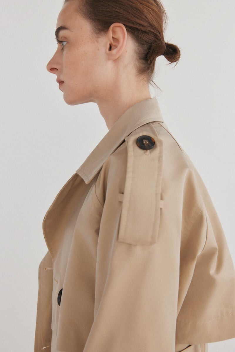 pedro del hierro Gabardina larga lisa Solo hoy