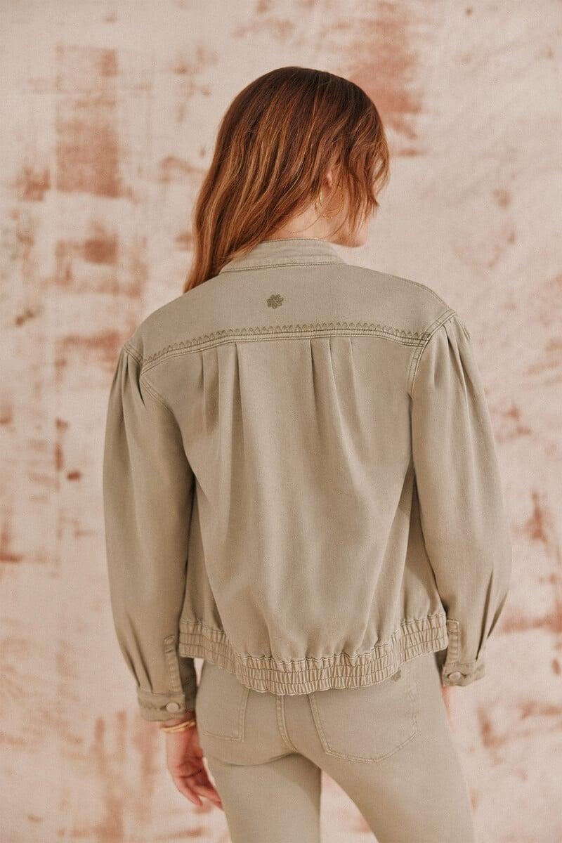 pedro del hierro Beatriz. Chaqueta bomber frunces Superdescuento