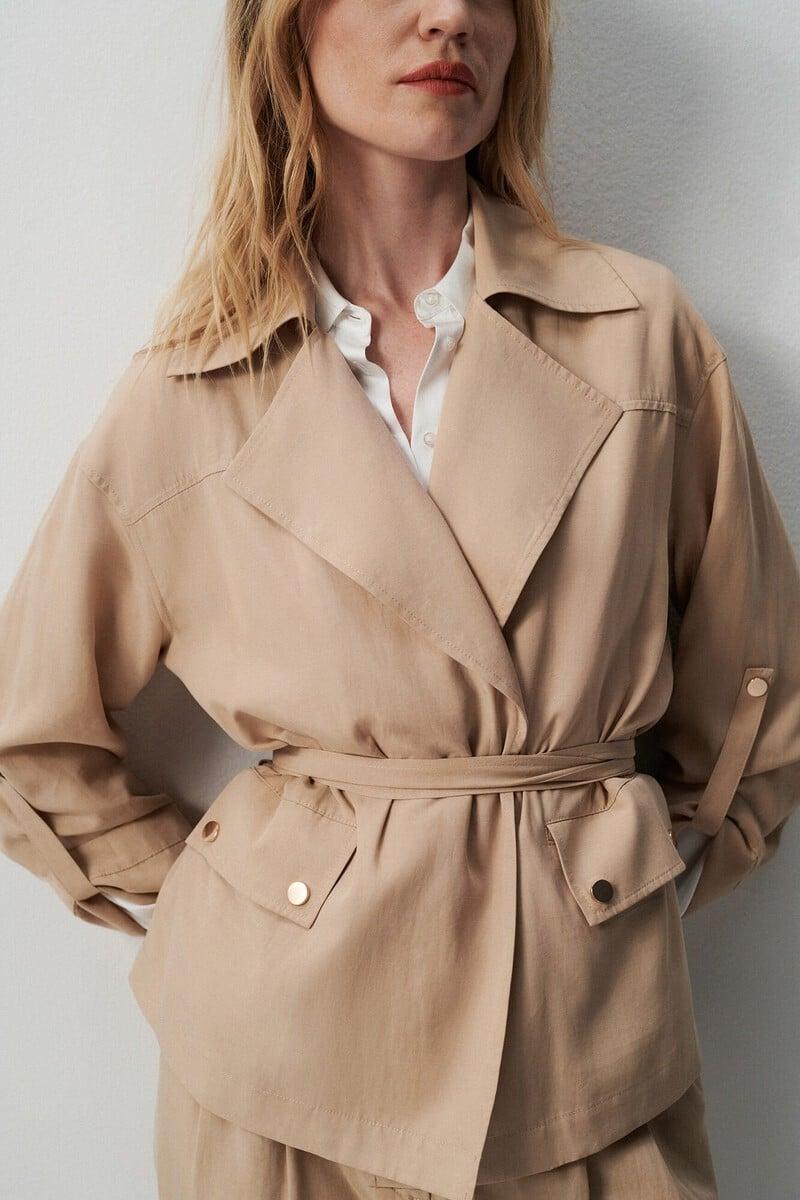 pedro del hierro Chaqueta con lino Envío internacional gratuito