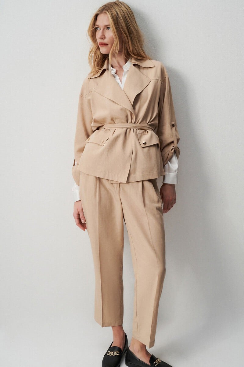 pedro del hierro Chaqueta con lino Envío internacional gratuito