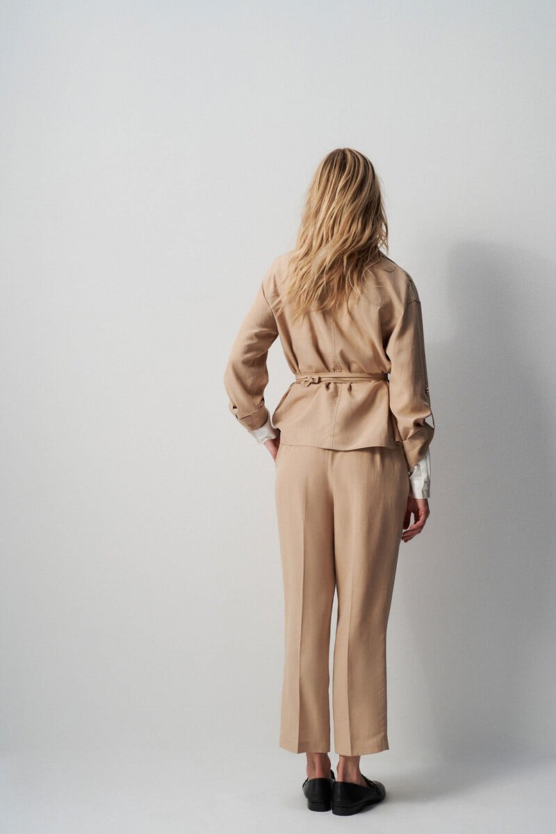 pedro del hierro Chaqueta con lino Envío internacional gratuito