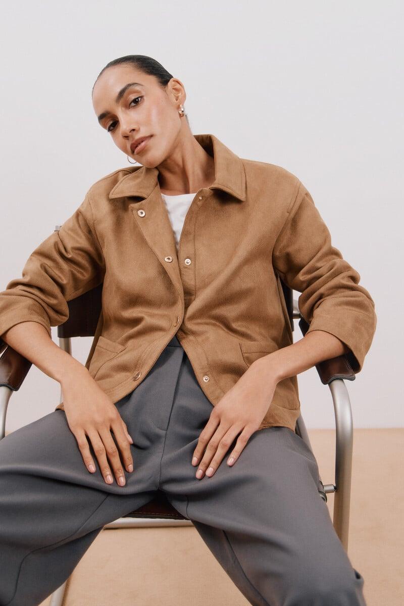 pedro del hierro Chaqueta efecto piel Libre de impuestos