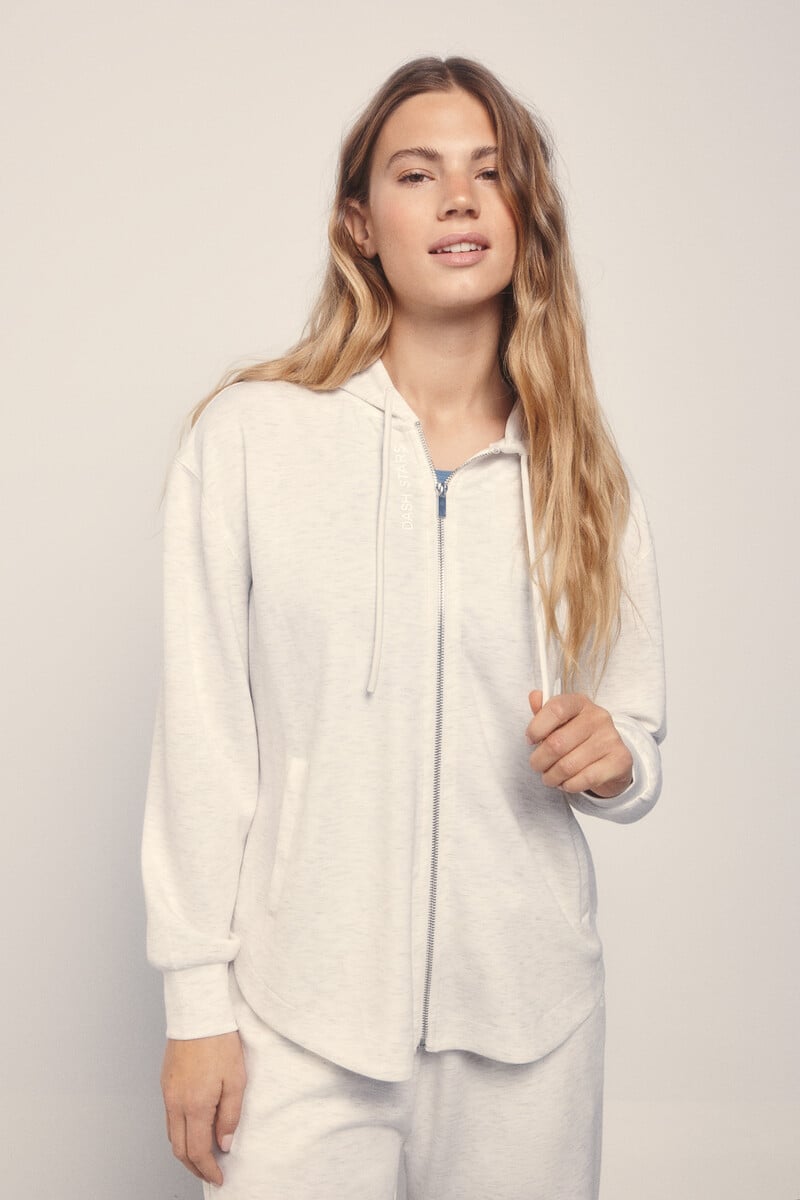 pedro del hierro Chaqueta modal tacto suave gris 2025