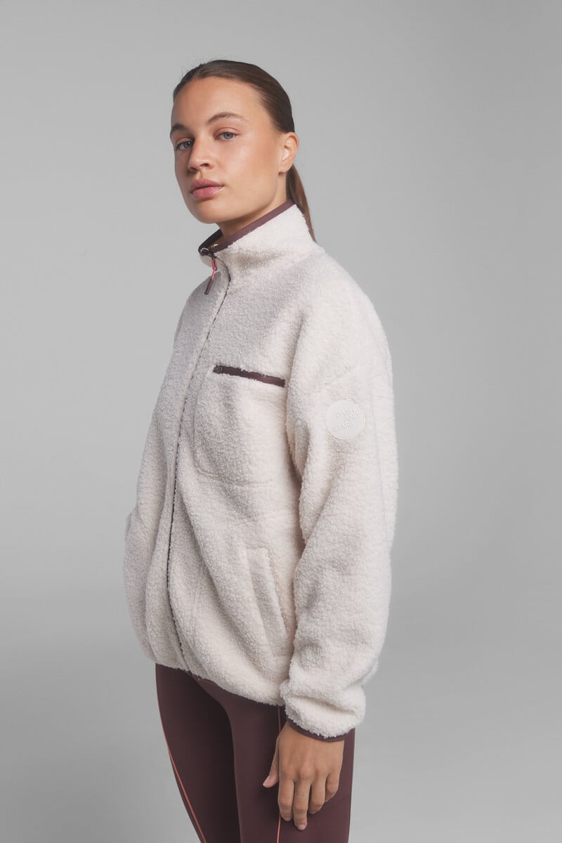 pedro del hierro Chaqueta borreguito beige En oferta