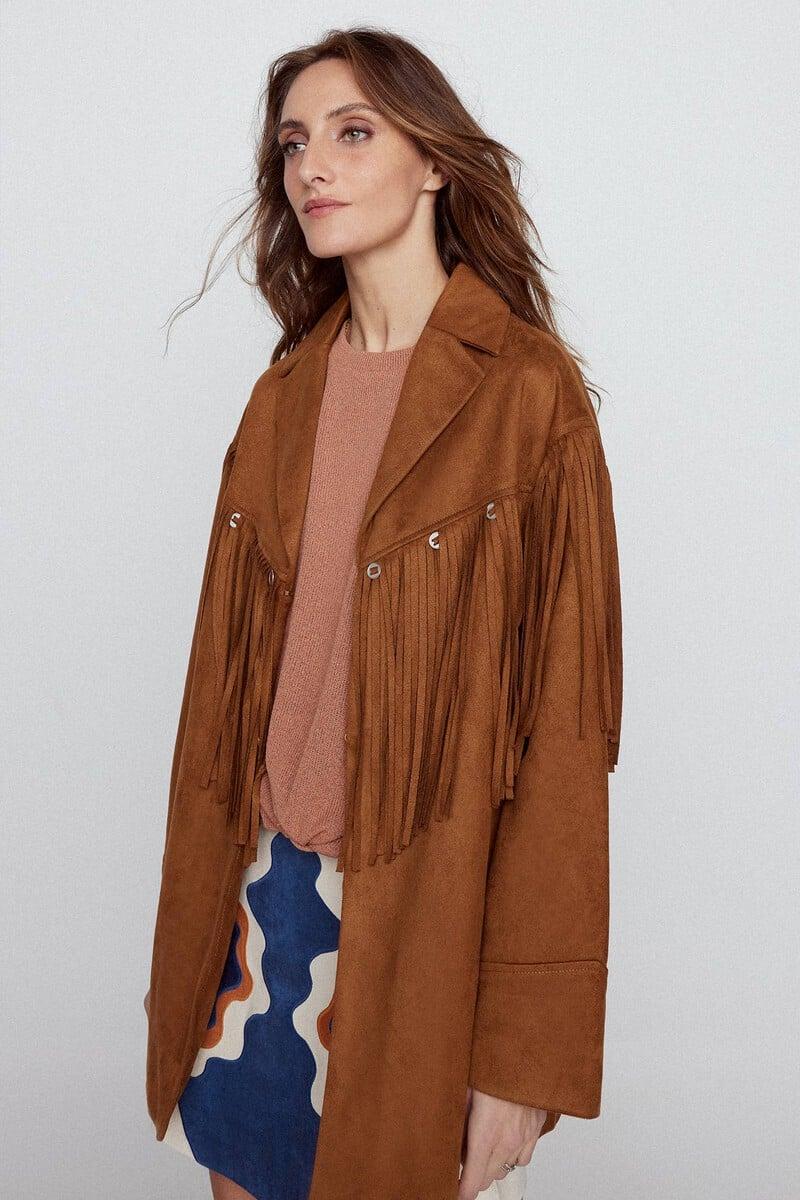 pedro del hierro Sobrecamisa flecos efecto ante Últimos 3 días